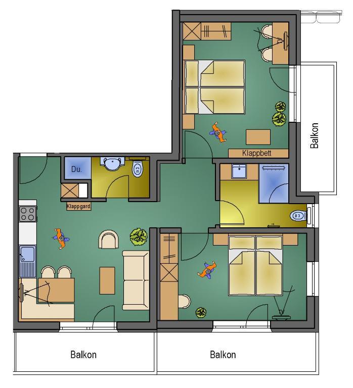 Chasa Sulai Appartements Samnaun Chambre photo